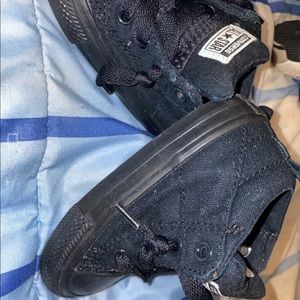 Baby converse size 5c black